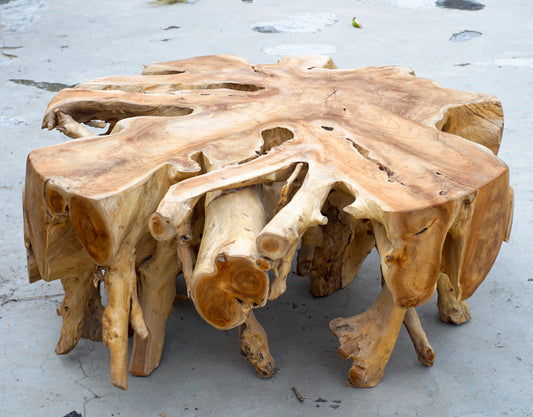 Rustic Teak Root Coffee Tables D120cm - Root furniture