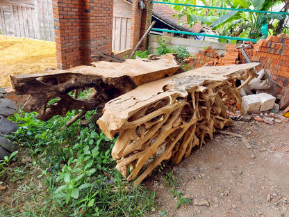 Unique Teak Root Console Table Furniture 200cm from Indonesia