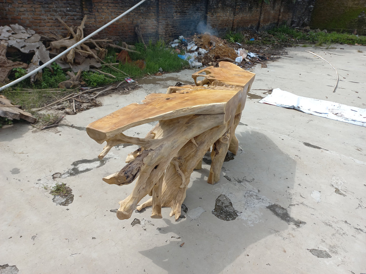 Indonesia Teak Root Console Table 250cm – Home Decor